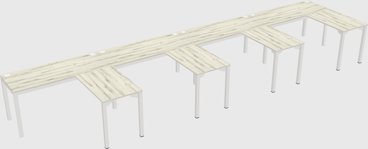 L-shaped desk