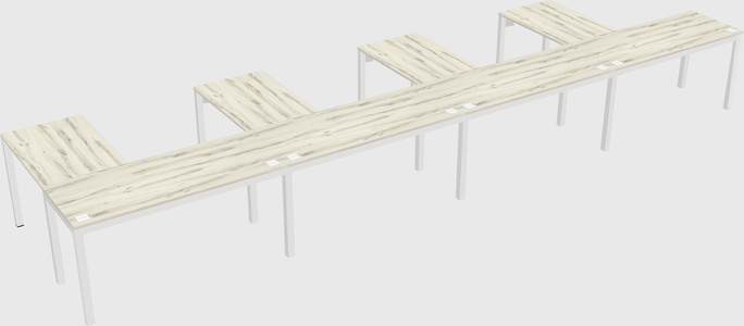 L-shaped desk