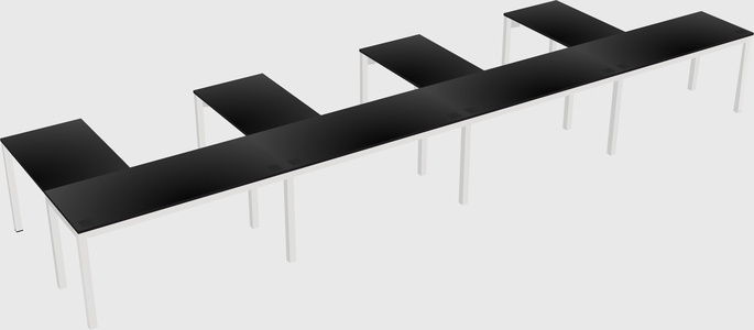 L-shaped desk