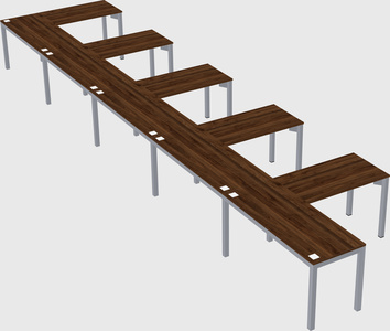 L-shaped desk