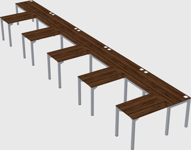 L-shaped desk