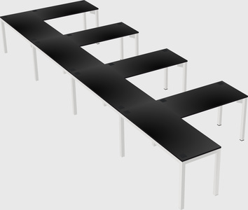L-shaped desk