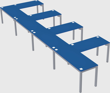 L-shaped desk