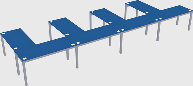 L-shaped desk