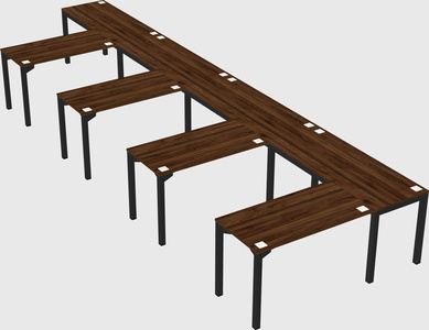 L-shaped desk