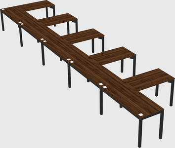 L-shaped desk