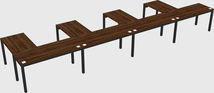 L-shaped desk
