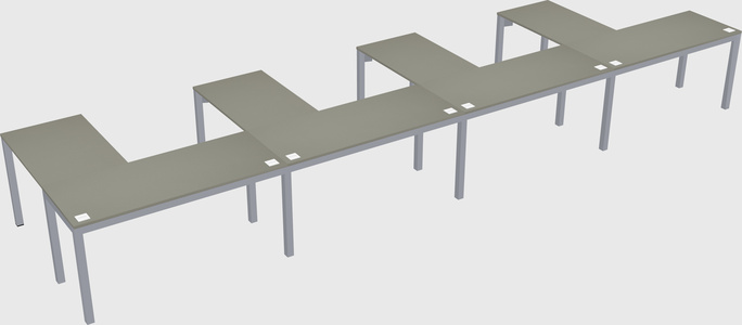 L-shaped desk