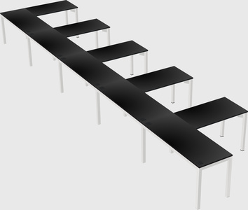 L-shaped desk