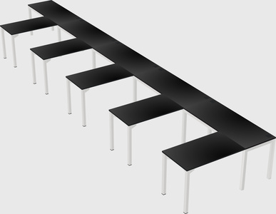 L-shaped desk