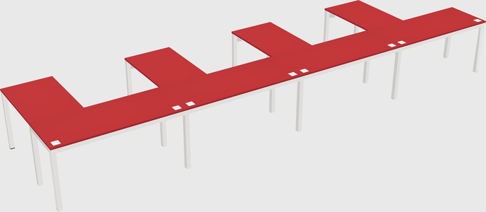 L-shaped desk