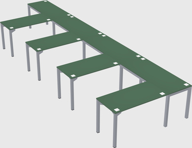 L-shaped desk