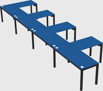 L-shaped desk