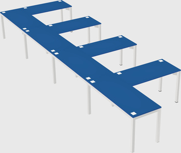 L-shaped desk