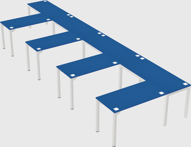 L-shaped desk
