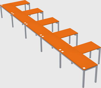 L-shaped desk