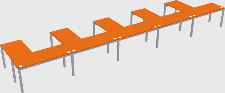 L-shaped desk