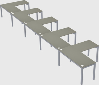 L-shaped desk