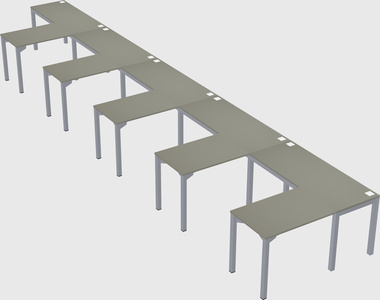 L-shaped desk