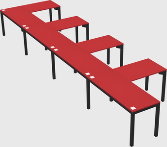 L-shaped desk
