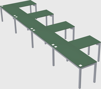 L-shaped desk