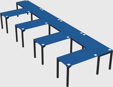 L-shaped desk