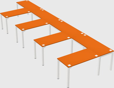 L-shaped desk
