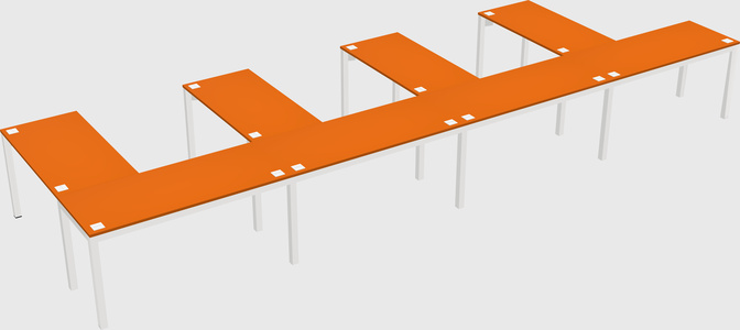 L-shaped desk