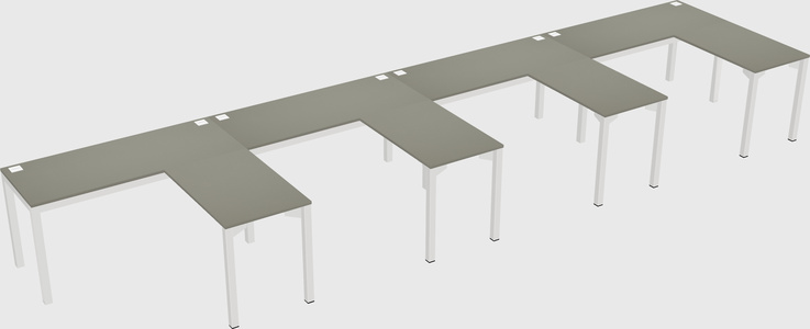 L-shaped desk