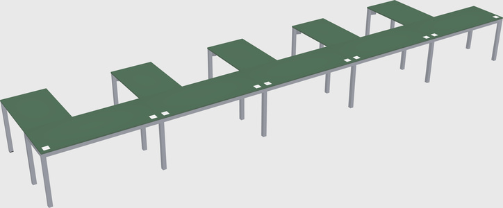 L-shaped desk