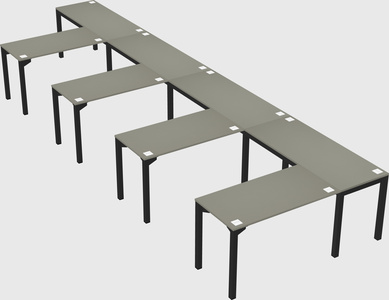L-shaped desk