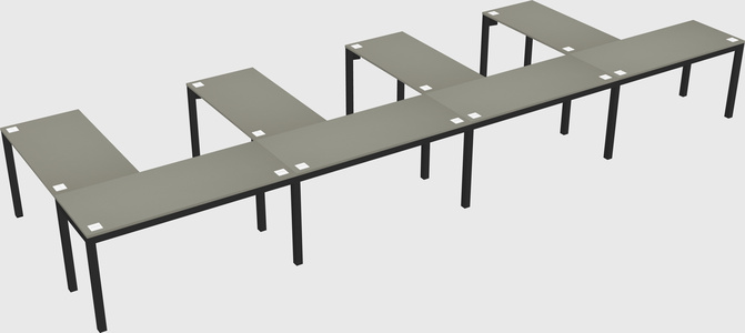 L-shaped desk