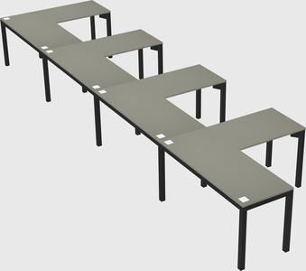 L-shaped desk