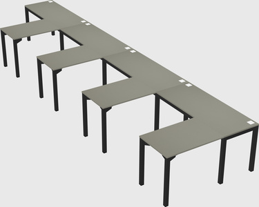 L-shaped desk