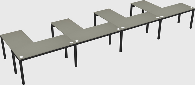 L-shaped desk