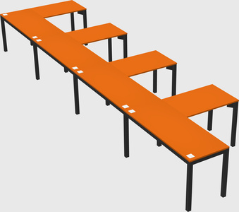 L-shaped desk