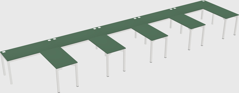 L-shaped desk