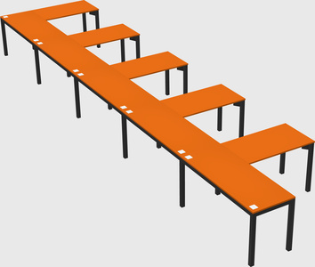 L-shaped desk