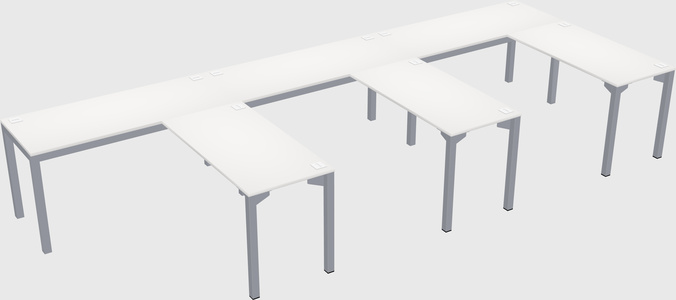 L-shaped desk