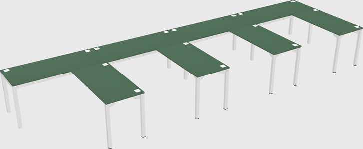 L-shaped desk