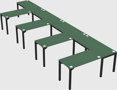 L-shaped desk