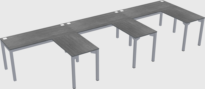 L-shaped desk