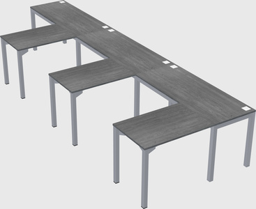 L-shaped desk