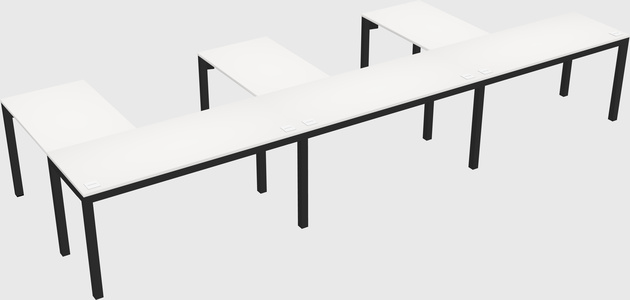 L-shaped desk
