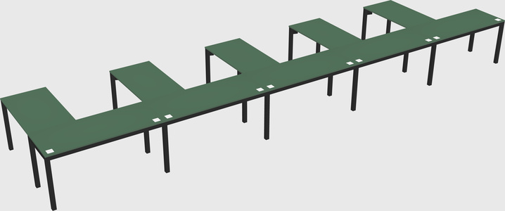 L-shaped desk
