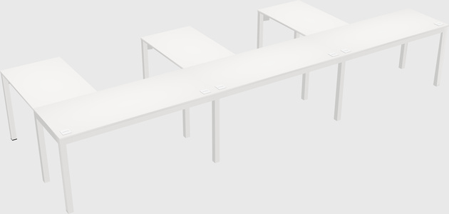 L-shaped desk