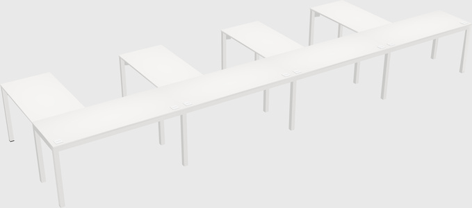 L-shaped desk