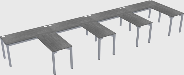 L-shaped desk