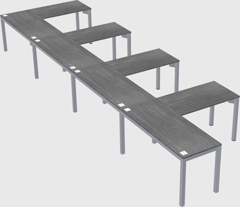 L-shaped desk