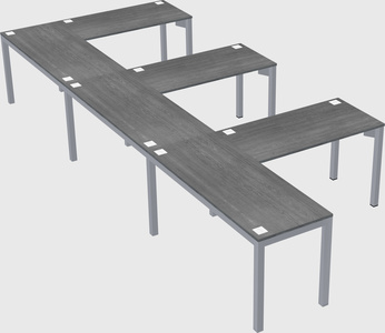 L-shaped desk